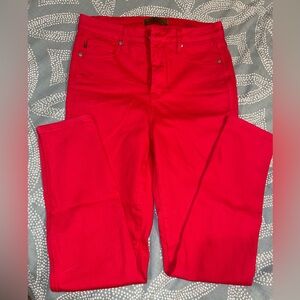 Judy Blue Red Straight Leg Women's Jeans